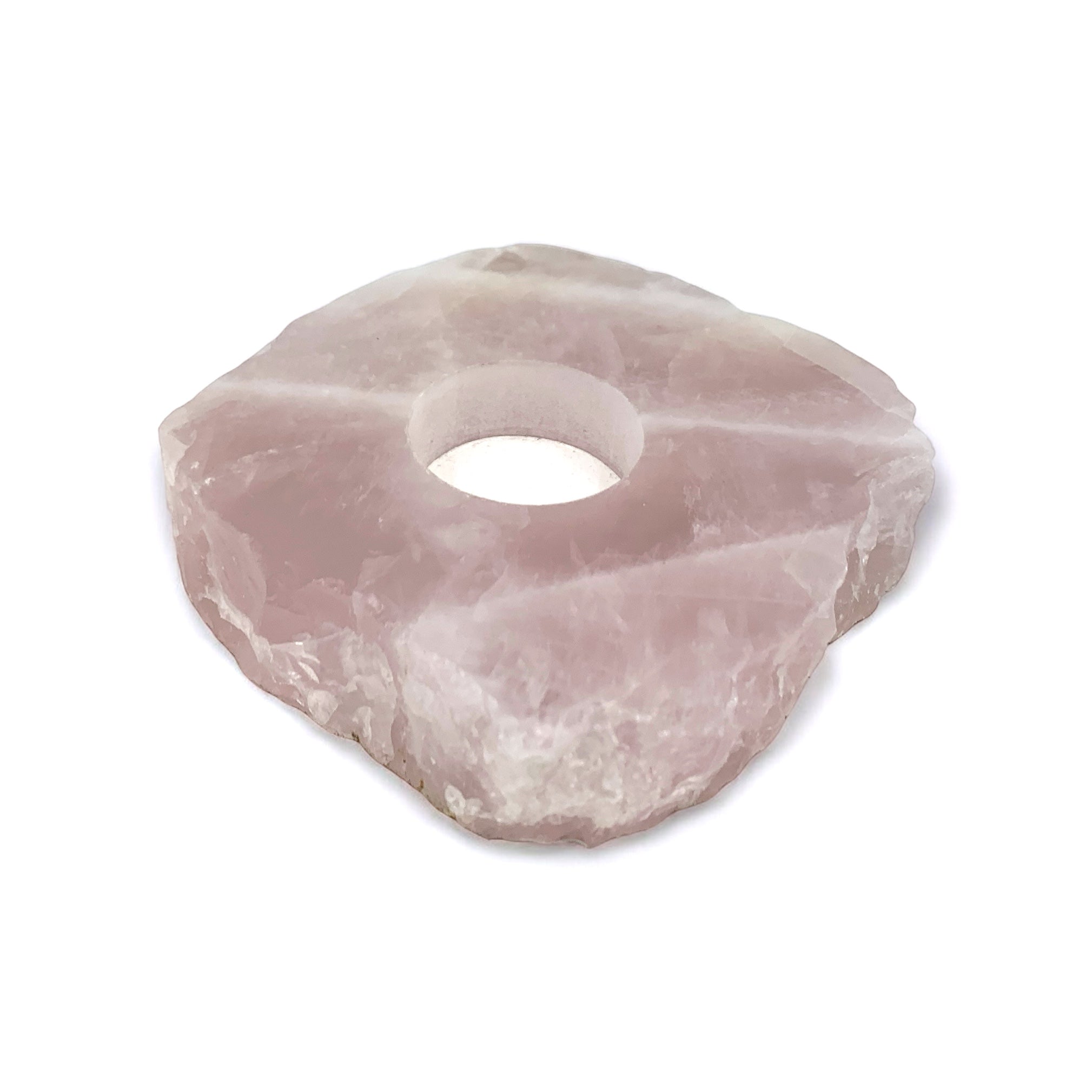 Candle Holder - Rose Quartz $60 SALE $40